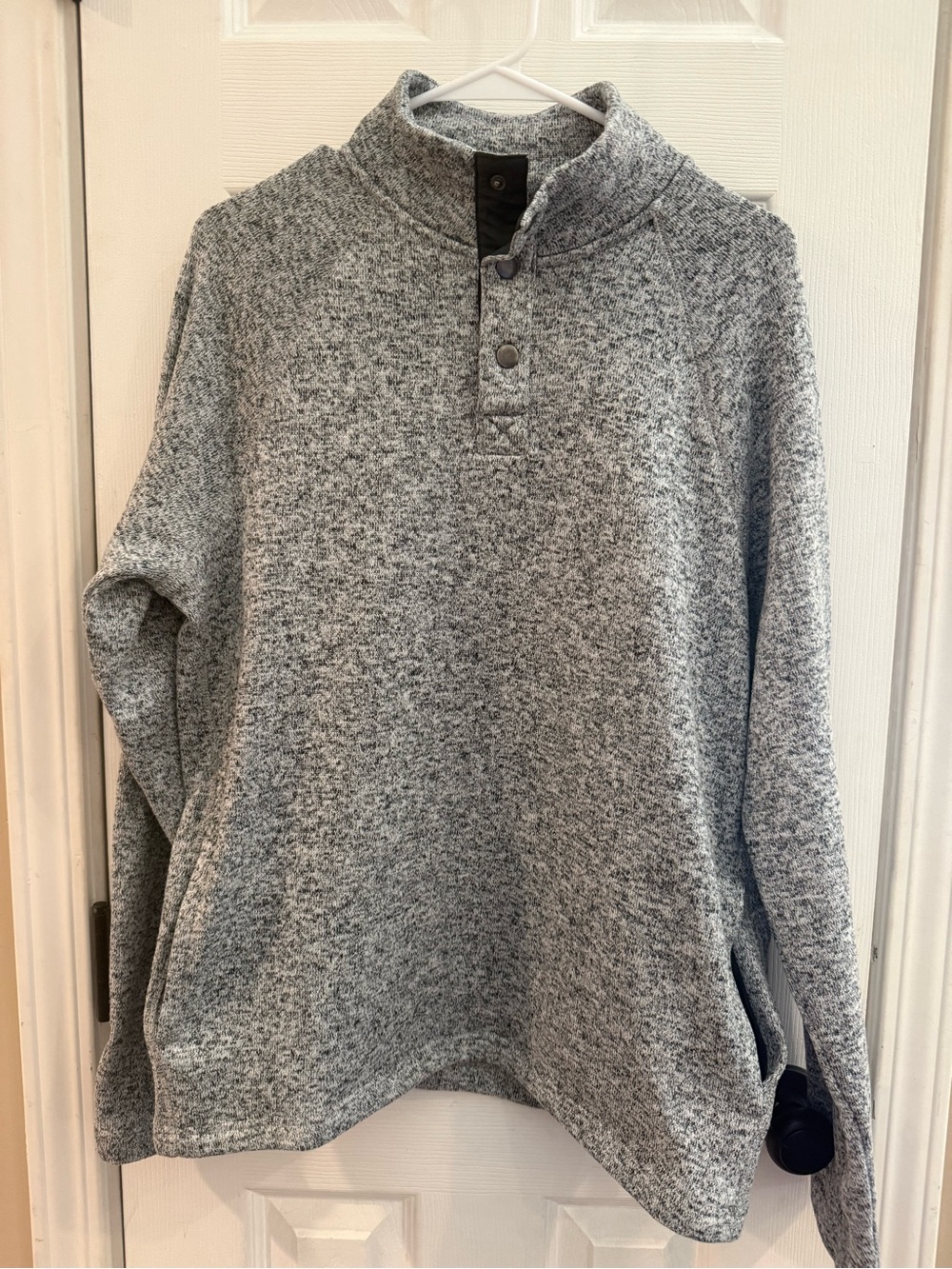 Sonoma Gray Heather Quarter-Snap Pullover
